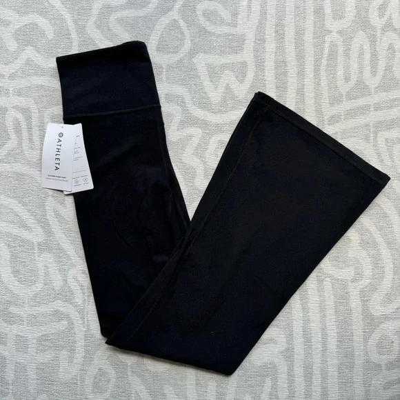 NWT Athleta Black Elation High Rise Flare Pant - Picture 2 of 2